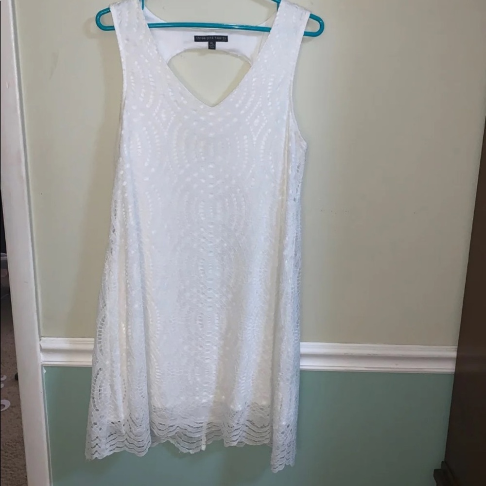 White casual/or formal dress